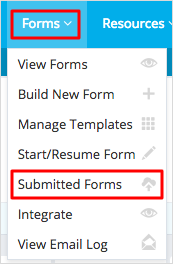 Submitted Forms